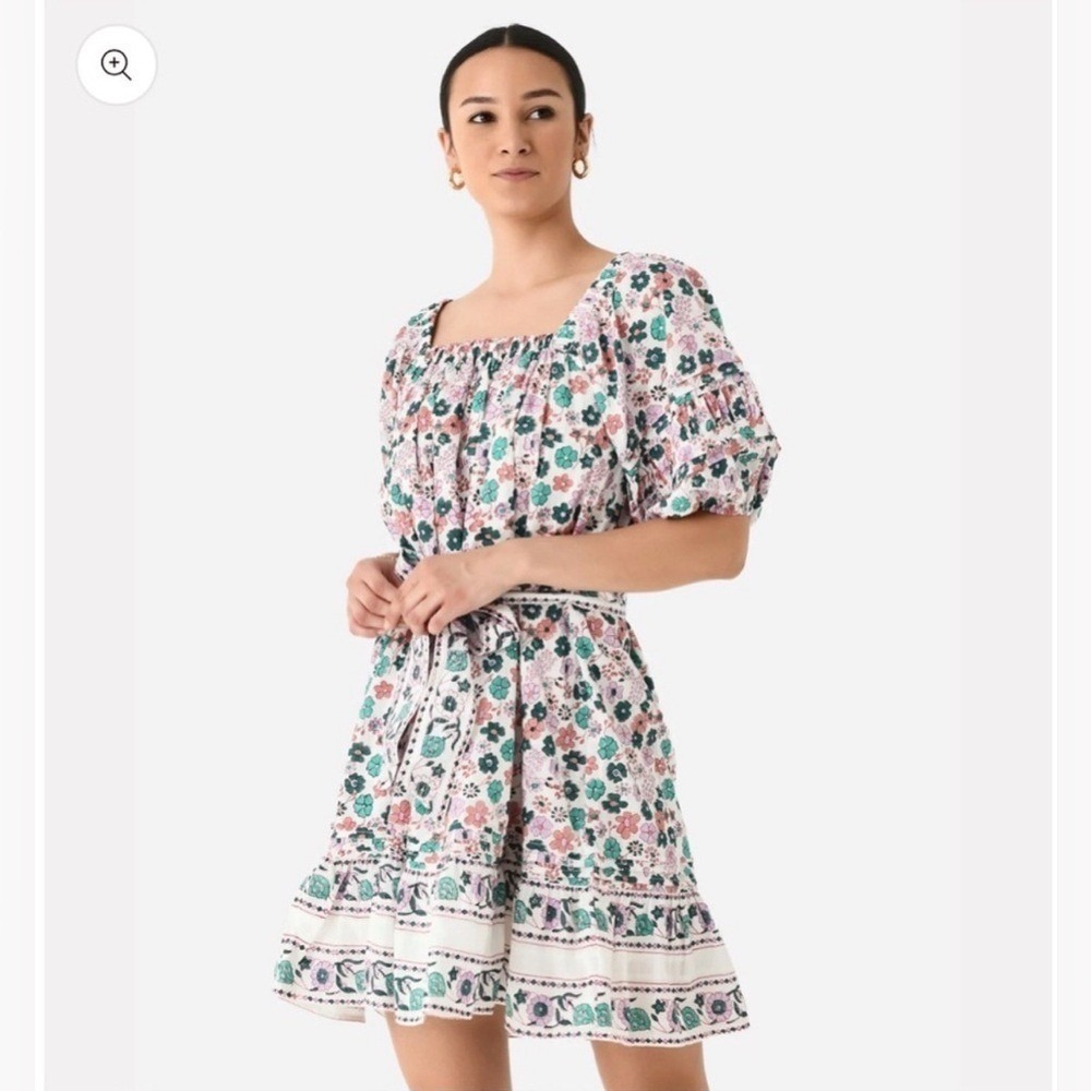 Cleobella‎ Mara Mini Dress Wildflower Small Spring Multicolor Floral Boho